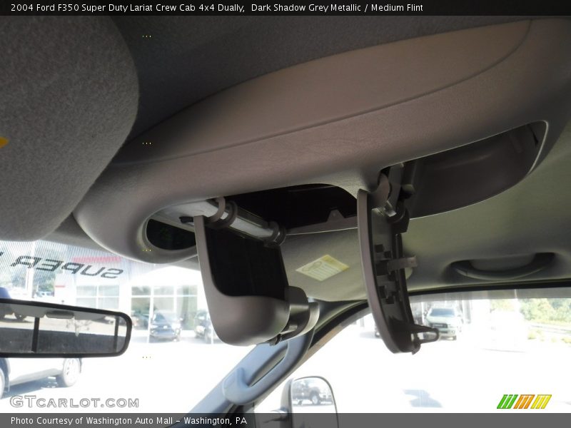 Dark Shadow Grey Metallic / Medium Flint 2004 Ford F350 Super Duty Lariat Crew Cab 4x4 Dually