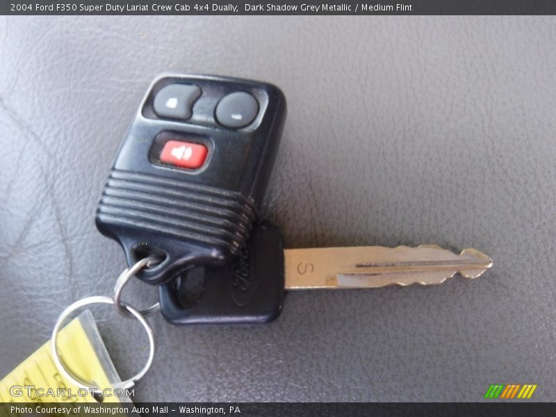 Dark Shadow Grey Metallic / Medium Flint 2004 Ford F350 Super Duty Lariat Crew Cab 4x4 Dually