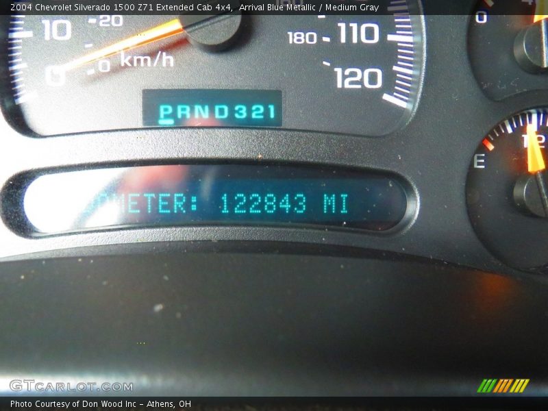 Arrival Blue Metallic / Medium Gray 2004 Chevrolet Silverado 1500 Z71 Extended Cab 4x4