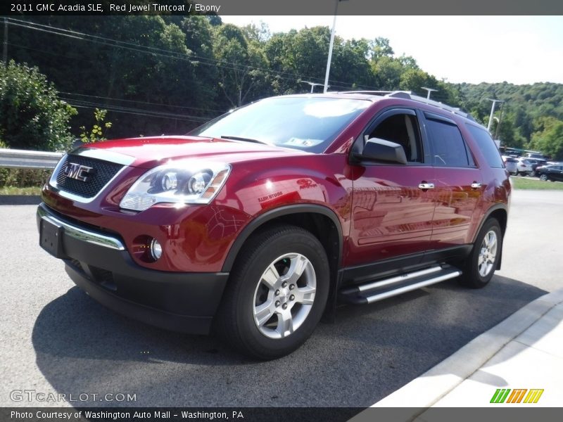Red Jewel Tintcoat / Ebony 2011 GMC Acadia SLE