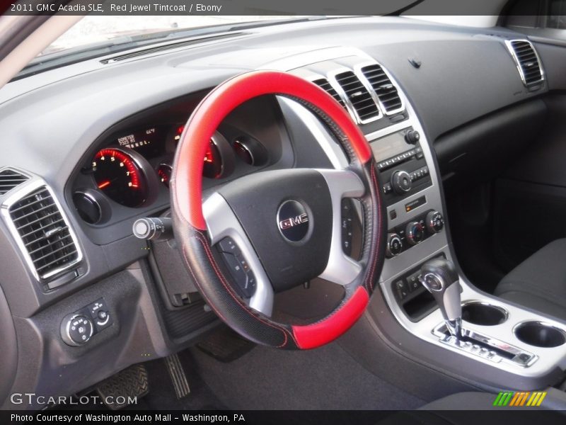 Red Jewel Tintcoat / Ebony 2011 GMC Acadia SLE