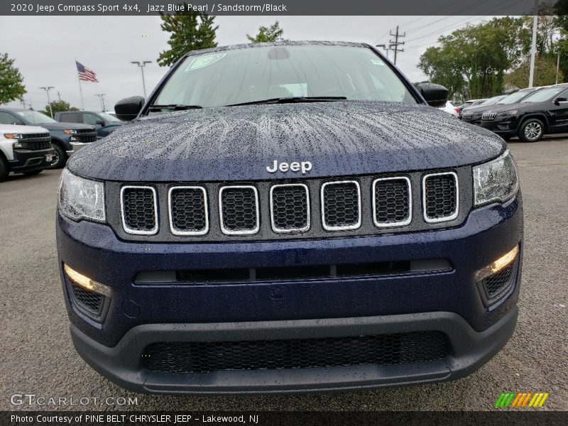 Jazz Blue Pearl / Sandstorm/Black 2020 Jeep Compass Sport 4x4