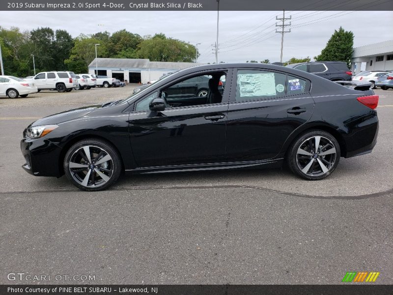 Crystal Black Silica / Black 2019 Subaru Impreza 2.0i Sport 4-Door