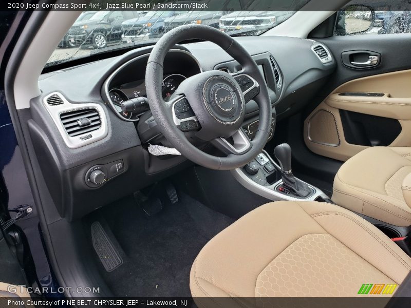  2020 Compass Sport 4x4 Sandstorm/Black Interior