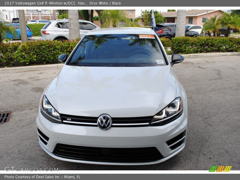 Oryx White / Black 2017 Volkswagen Golf R 4Motion w/DCC. Nav.