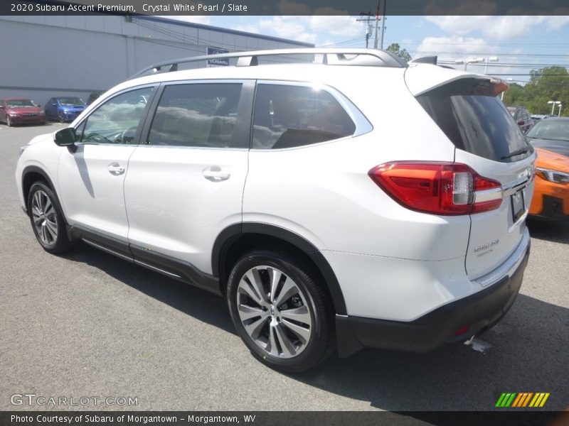 Crystal White Pearl / Slate 2020 Subaru Ascent Premium