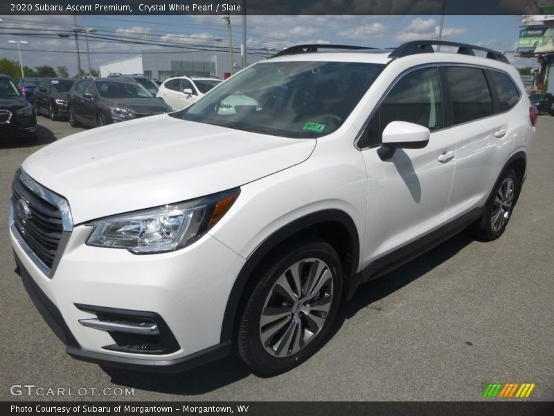 Crystal White Pearl / Slate 2020 Subaru Ascent Premium