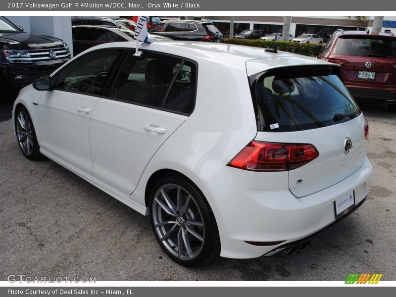 Oryx White / Black 2017 Volkswagen Golf R 4Motion w/DCC. Nav.