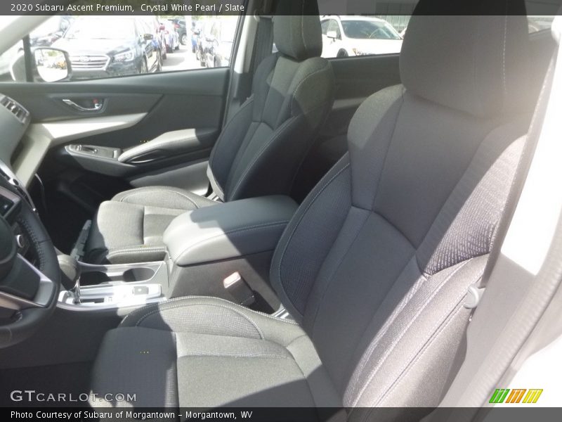 Crystal White Pearl / Slate 2020 Subaru Ascent Premium