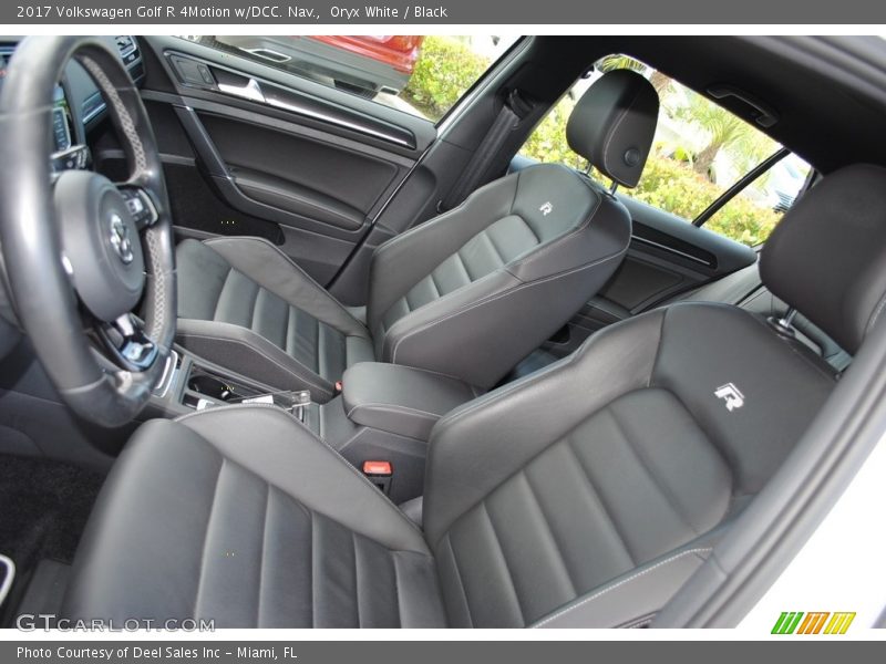 Front Seat of 2017 Golf R 4Motion w/DCC. Nav.
