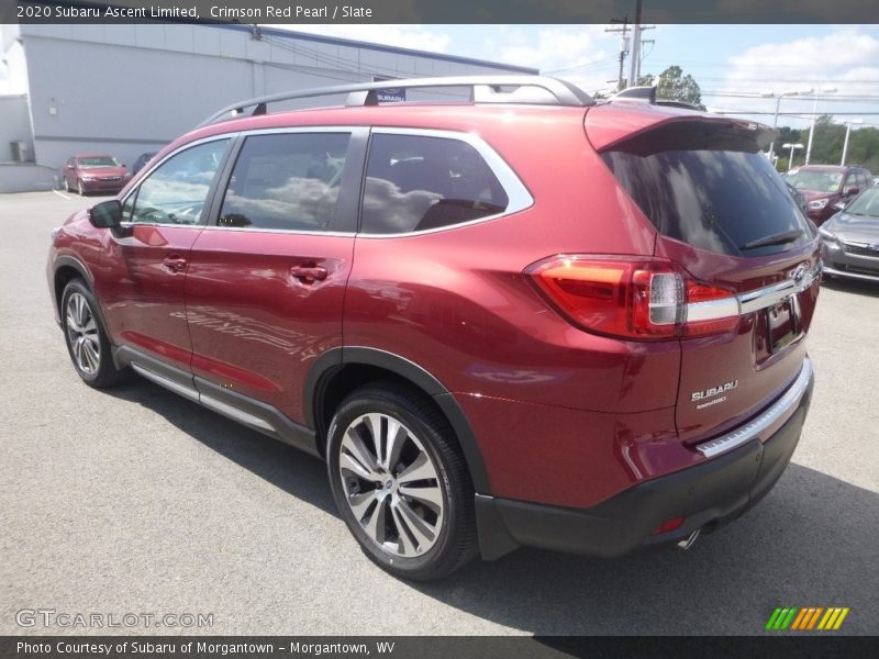 Crimson Red Pearl / Slate 2020 Subaru Ascent Limited