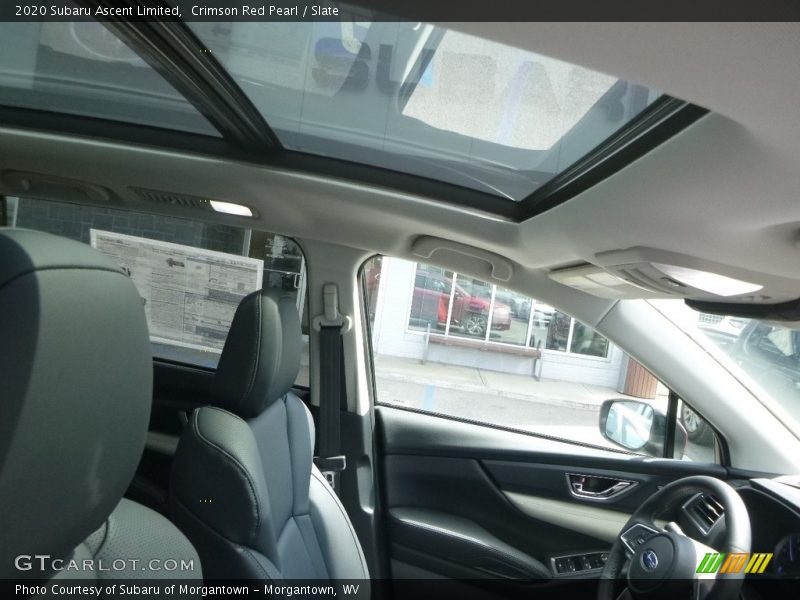 Sunroof of 2020 Ascent Limited