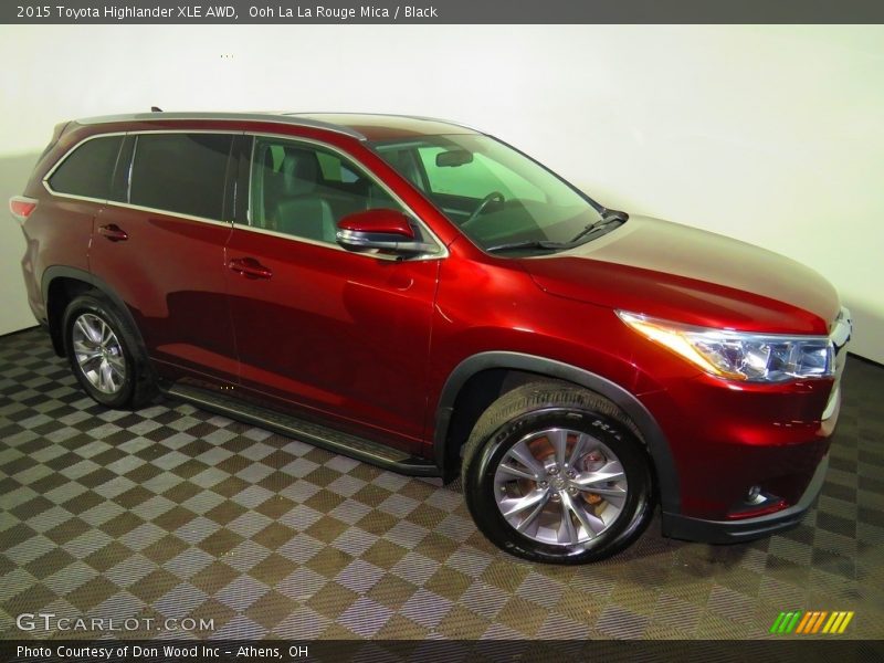 Ooh La La Rouge Mica / Black 2015 Toyota Highlander XLE AWD
