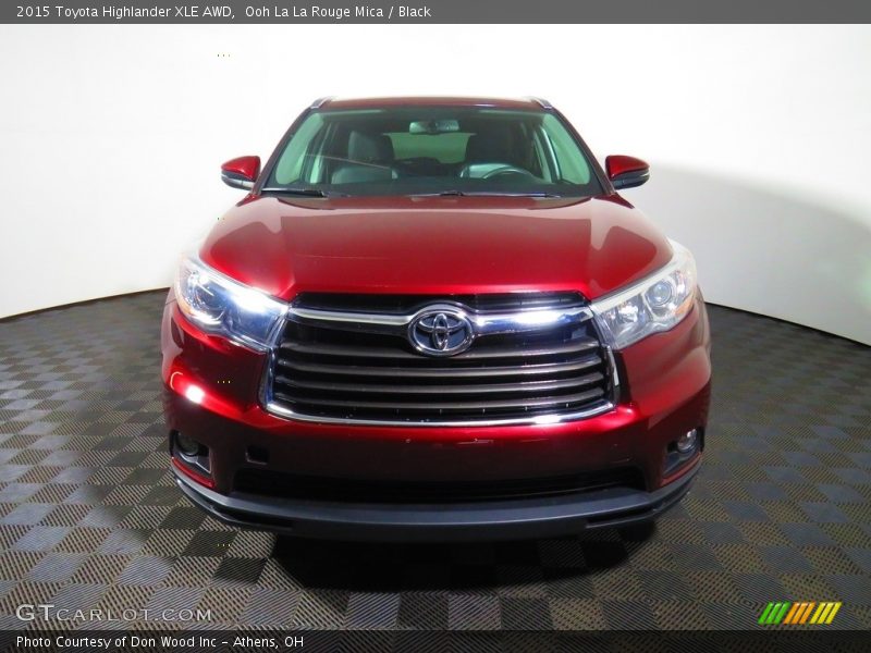 Ooh La La Rouge Mica / Black 2015 Toyota Highlander XLE AWD