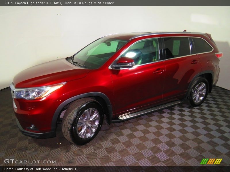 Ooh La La Rouge Mica / Black 2015 Toyota Highlander XLE AWD