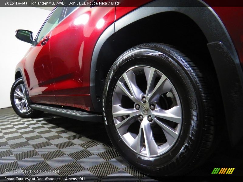 Ooh La La Rouge Mica / Black 2015 Toyota Highlander XLE AWD