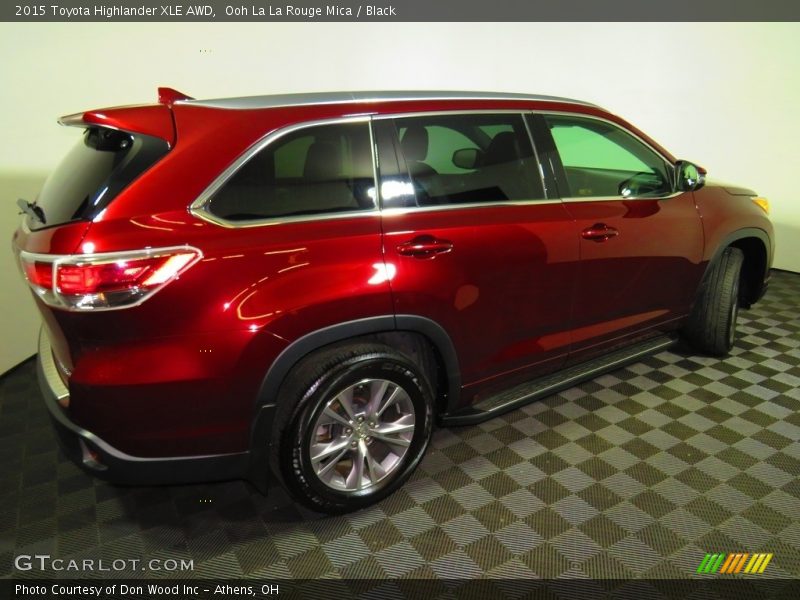 Ooh La La Rouge Mica / Black 2015 Toyota Highlander XLE AWD