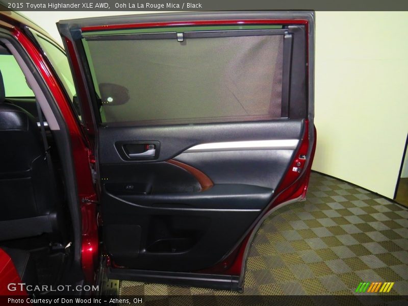 Ooh La La Rouge Mica / Black 2015 Toyota Highlander XLE AWD