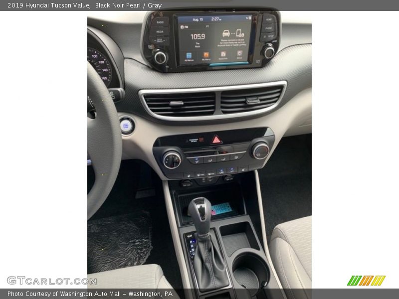 Black Noir Pearl / Gray 2019 Hyundai Tucson Value