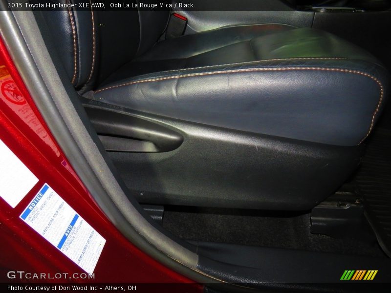 Ooh La La Rouge Mica / Black 2015 Toyota Highlander XLE AWD