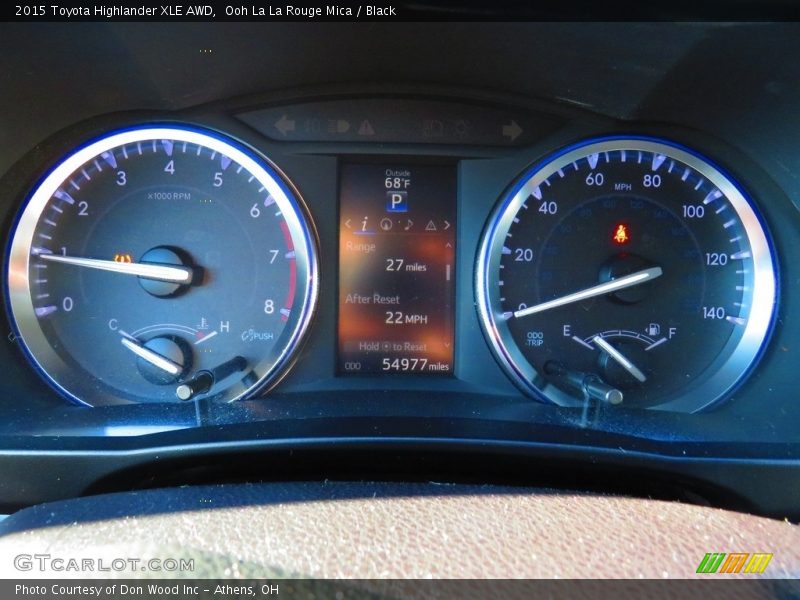 Ooh La La Rouge Mica / Black 2015 Toyota Highlander XLE AWD