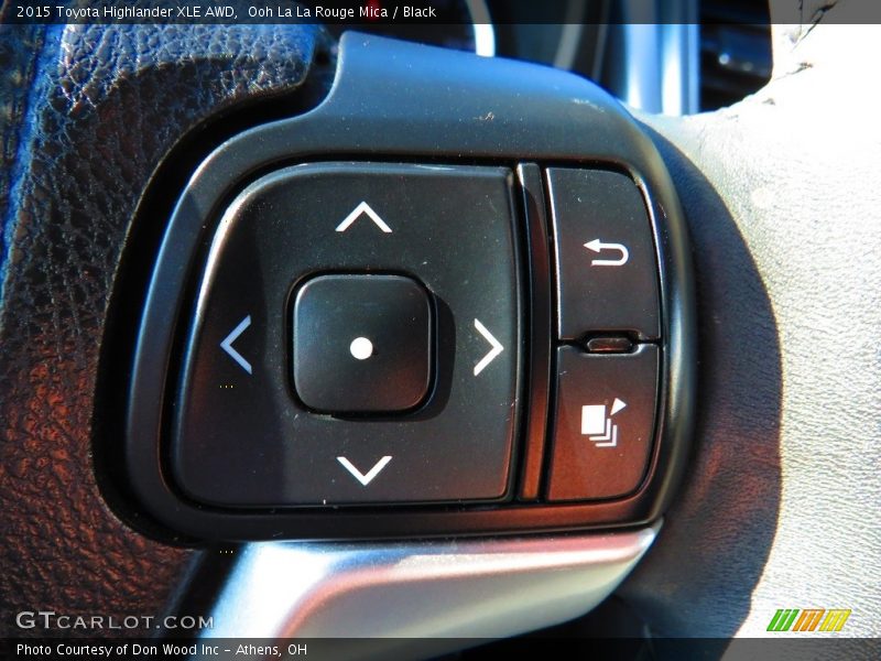 Ooh La La Rouge Mica / Black 2015 Toyota Highlander XLE AWD