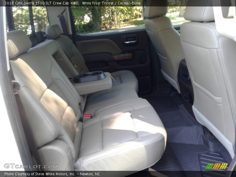 White Frost Tricoat / Cocoa/­Dune 2018 GMC Sierra 1500 SLT Crew Cab 4WD