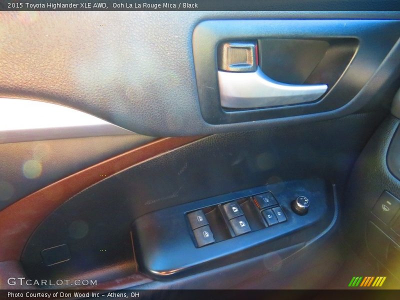 Ooh La La Rouge Mica / Black 2015 Toyota Highlander XLE AWD
