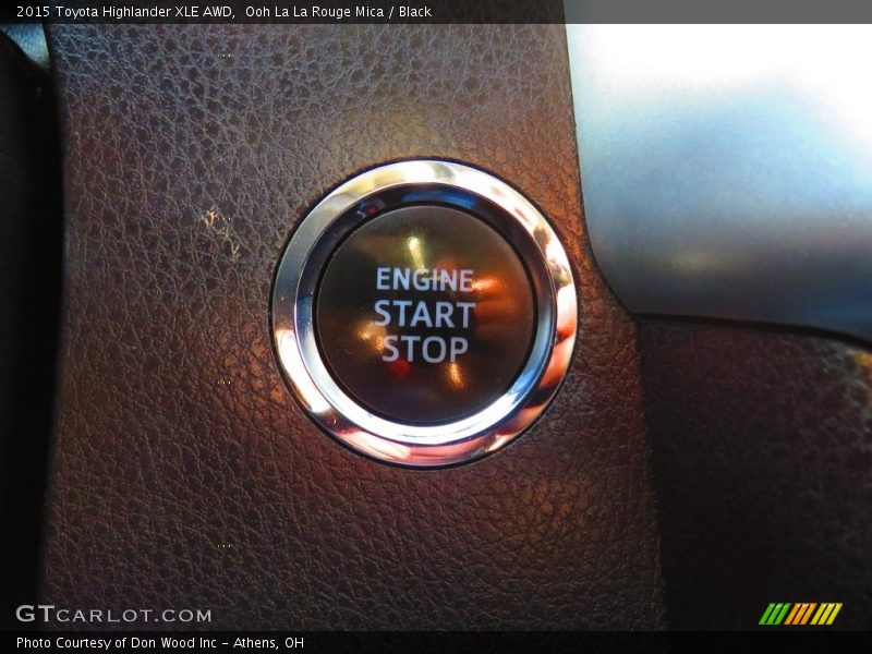 Ooh La La Rouge Mica / Black 2015 Toyota Highlander XLE AWD