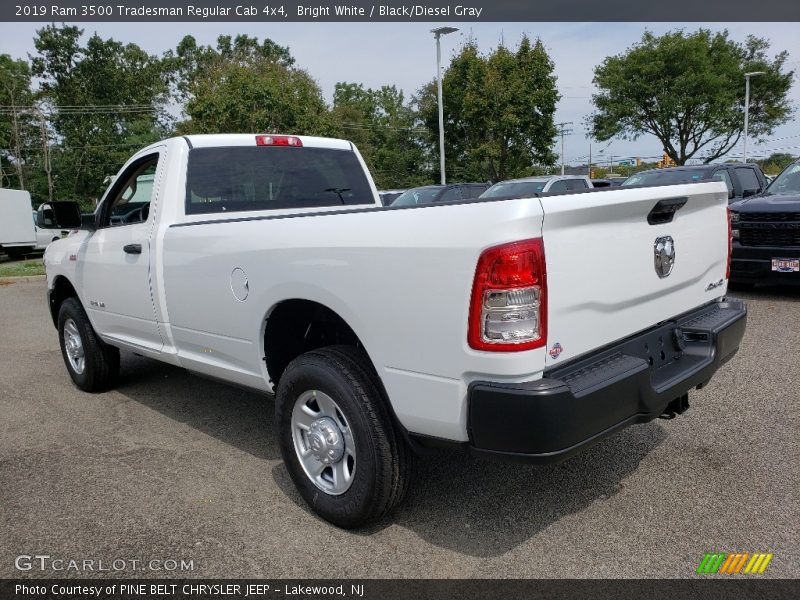 Bright White / Black/Diesel Gray 2019 Ram 3500 Tradesman Regular Cab 4x4