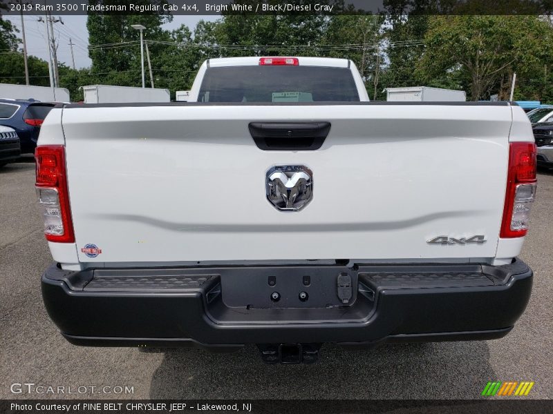 Bright White / Black/Diesel Gray 2019 Ram 3500 Tradesman Regular Cab 4x4