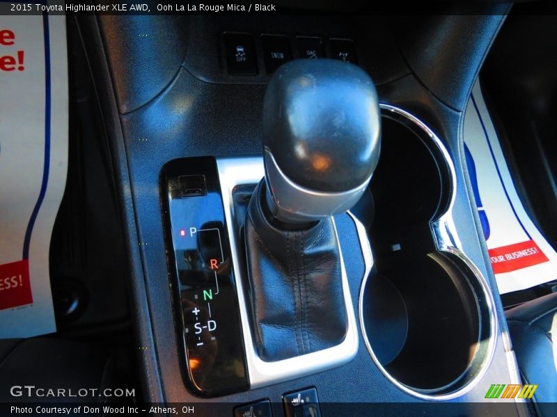 Ooh La La Rouge Mica / Black 2015 Toyota Highlander XLE AWD