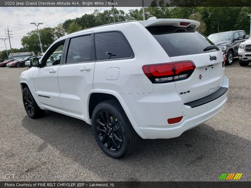 Bright White / Black 2020 Jeep Grand Cherokee Altitude 4x4