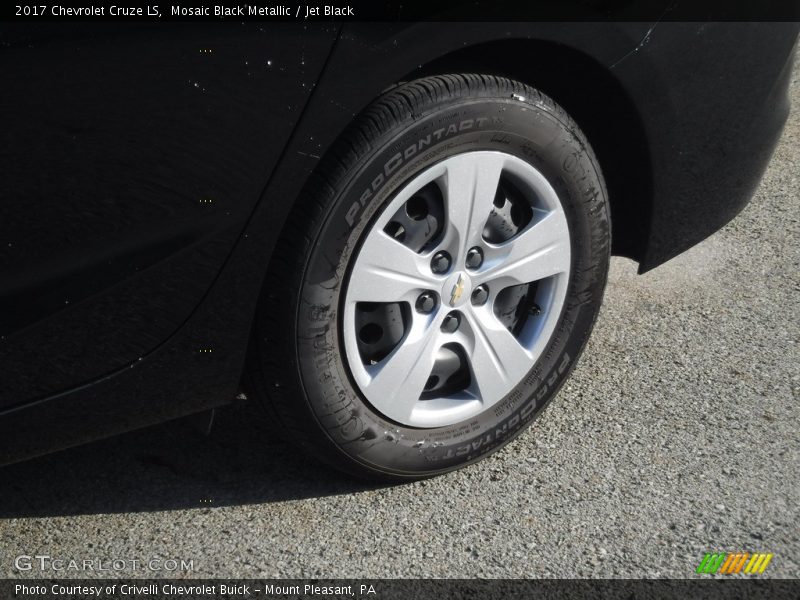 Mosaic Black Metallic / Jet Black 2017 Chevrolet Cruze LS