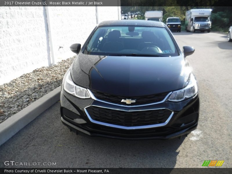 Mosaic Black Metallic / Jet Black 2017 Chevrolet Cruze LS