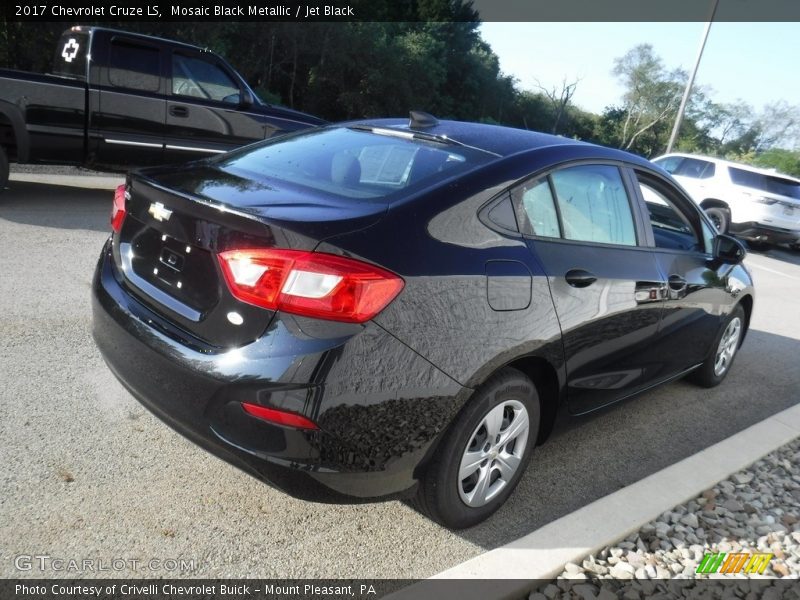 Mosaic Black Metallic / Jet Black 2017 Chevrolet Cruze LS