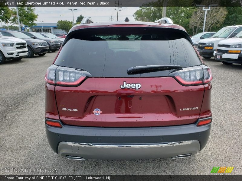 Velvet Red Pearl / Black 2020 Jeep Cherokee Limited 4x4