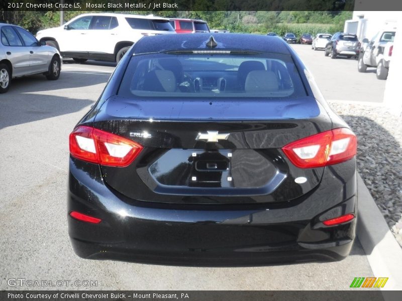 Mosaic Black Metallic / Jet Black 2017 Chevrolet Cruze LS