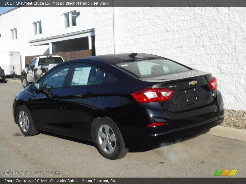 Mosaic Black Metallic / Jet Black 2017 Chevrolet Cruze LS