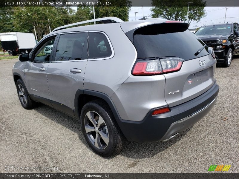 Billet Silver Metallic / Black 2020 Jeep Cherokee Limited 4x4
