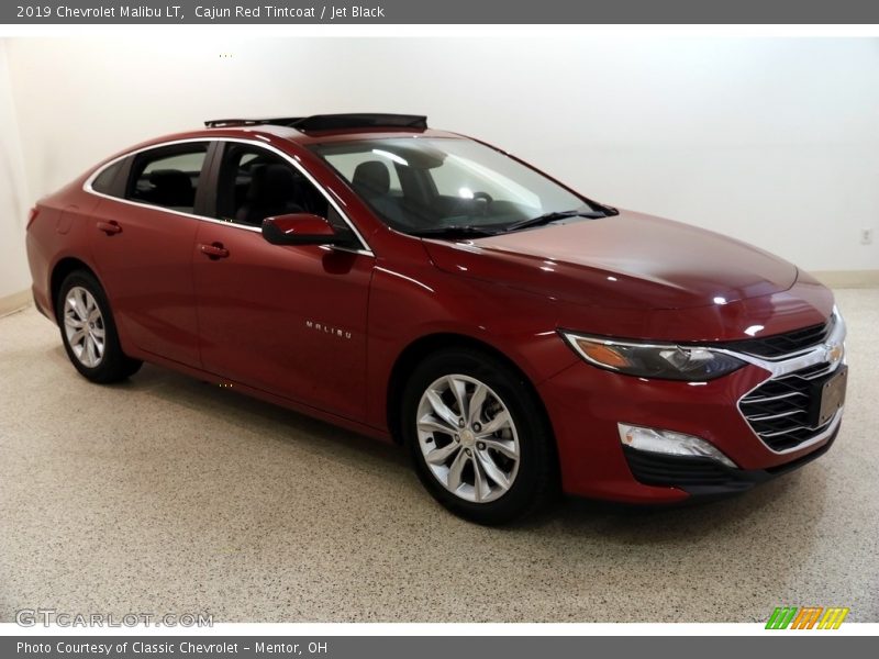 Cajun Red Tintcoat / Jet Black 2019 Chevrolet Malibu LT