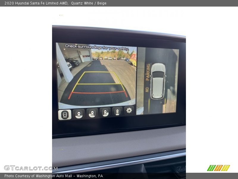 Quartz White / Beige 2020 Hyundai Santa Fe Limited AWD