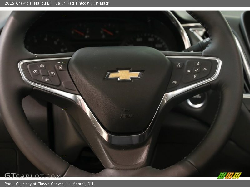 Cajun Red Tintcoat / Jet Black 2019 Chevrolet Malibu LT