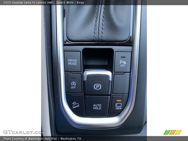 Quartz White / Beige 2020 Hyundai Santa Fe Limited AWD