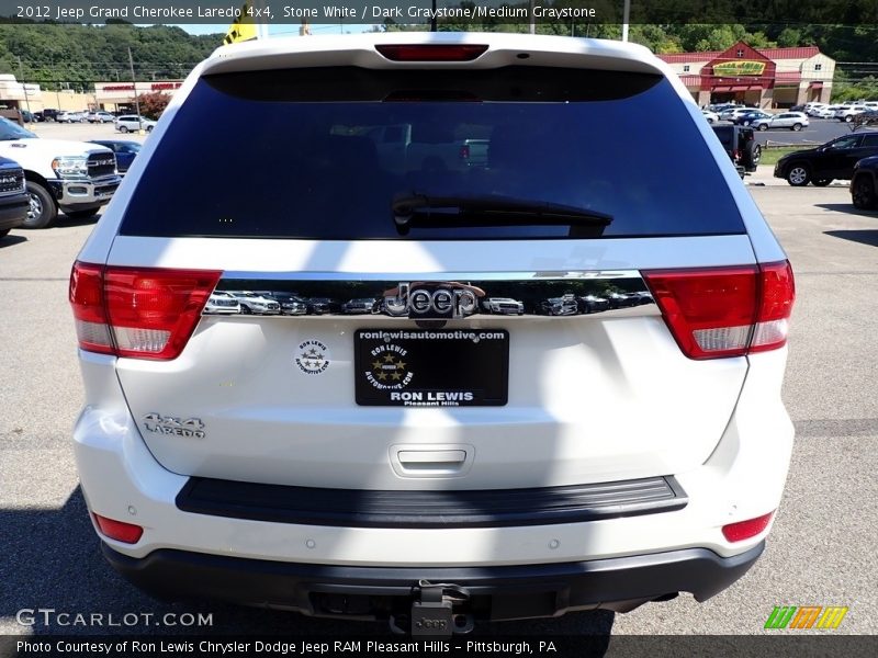 Stone White / Dark Graystone/Medium Graystone 2012 Jeep Grand Cherokee Laredo 4x4