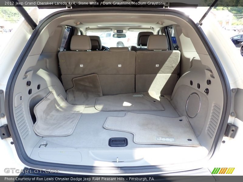 Stone White / Dark Graystone/Medium Graystone 2012 Jeep Grand Cherokee Laredo 4x4