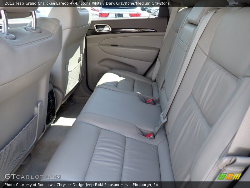 Stone White / Dark Graystone/Medium Graystone 2012 Jeep Grand Cherokee Laredo 4x4