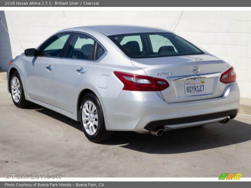 Brilliant Silver / Charcoal 2018 Nissan Altima 2.5 S