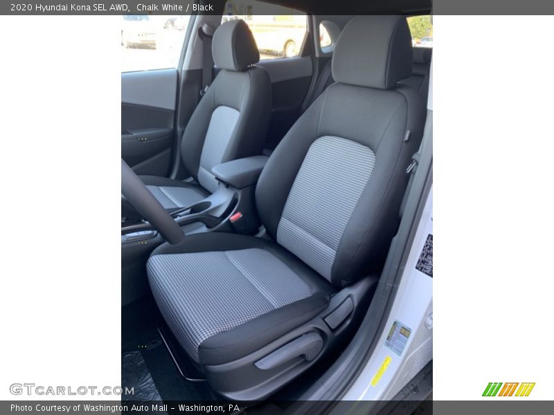 Chalk White / Black 2020 Hyundai Kona SEL AWD