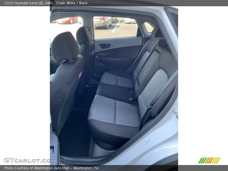 Chalk White / Black 2020 Hyundai Kona SEL AWD